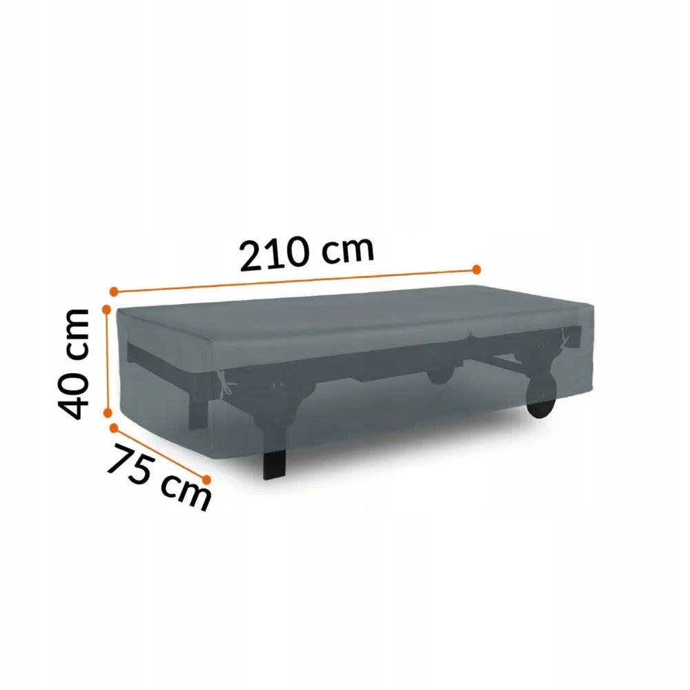 Cover for GARDEN FURNITURE Sun Lounger Waterproof 210x75x40cm universal Manufacturer Focus Garden