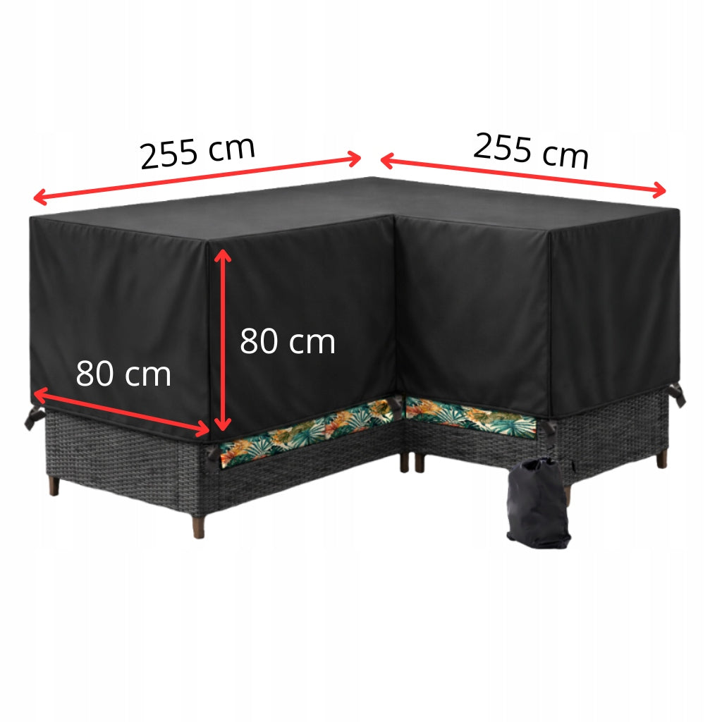 Cover for Garden Furniture Corner Sofa for Seating Set 255x255x80x85 Manufacturer code POK-MEB-NAR-002