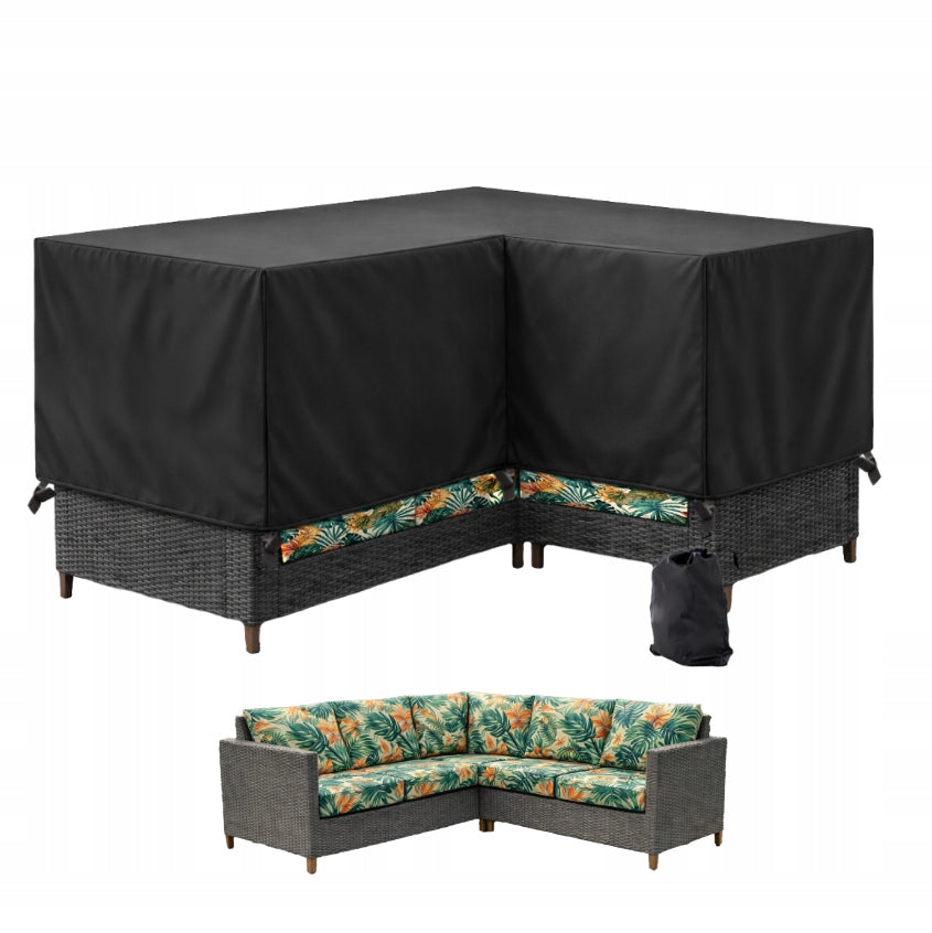 Cover for Garden Furniture Corner Sofa for Seating Set 255x255x80x85