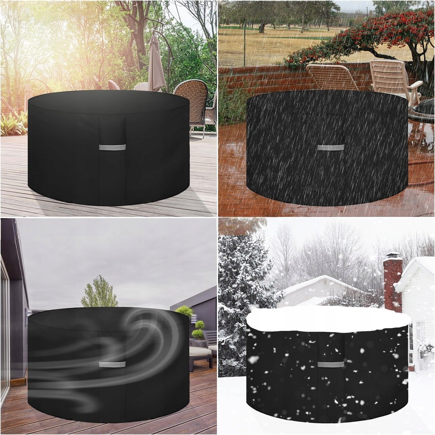 Cover for Garden Furniture Waterproof UV and Wind Resistant 300x90cm Manufacturer Dokon