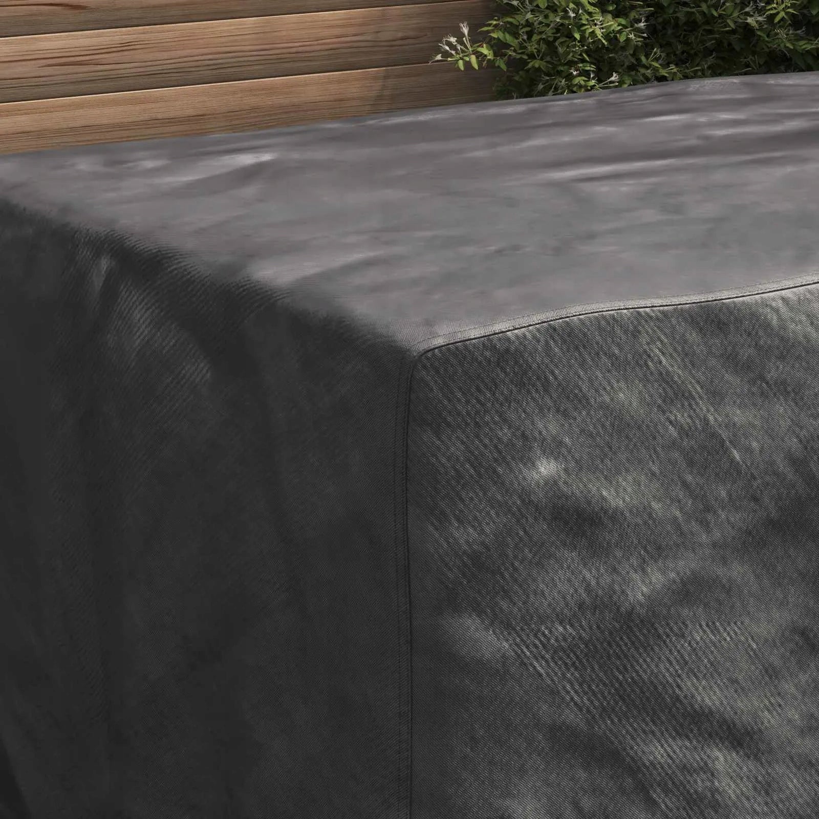 Cover for furniture waterproof black 170 x 100 x 70 cm Product width 1 cm