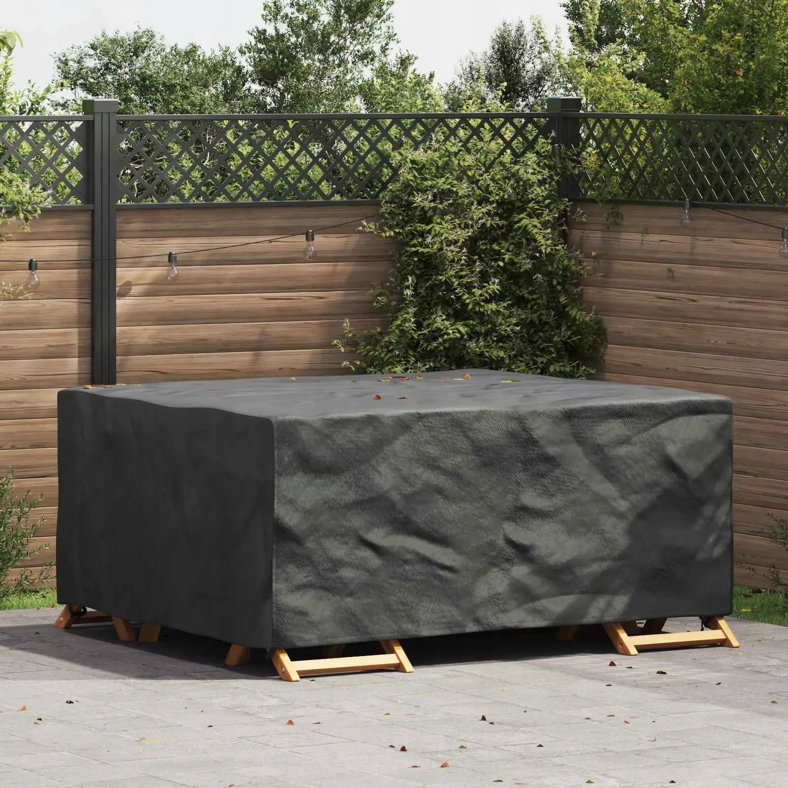 Cover for furniture waterproof black 200x150x85 cm Manufacturer VidaXL