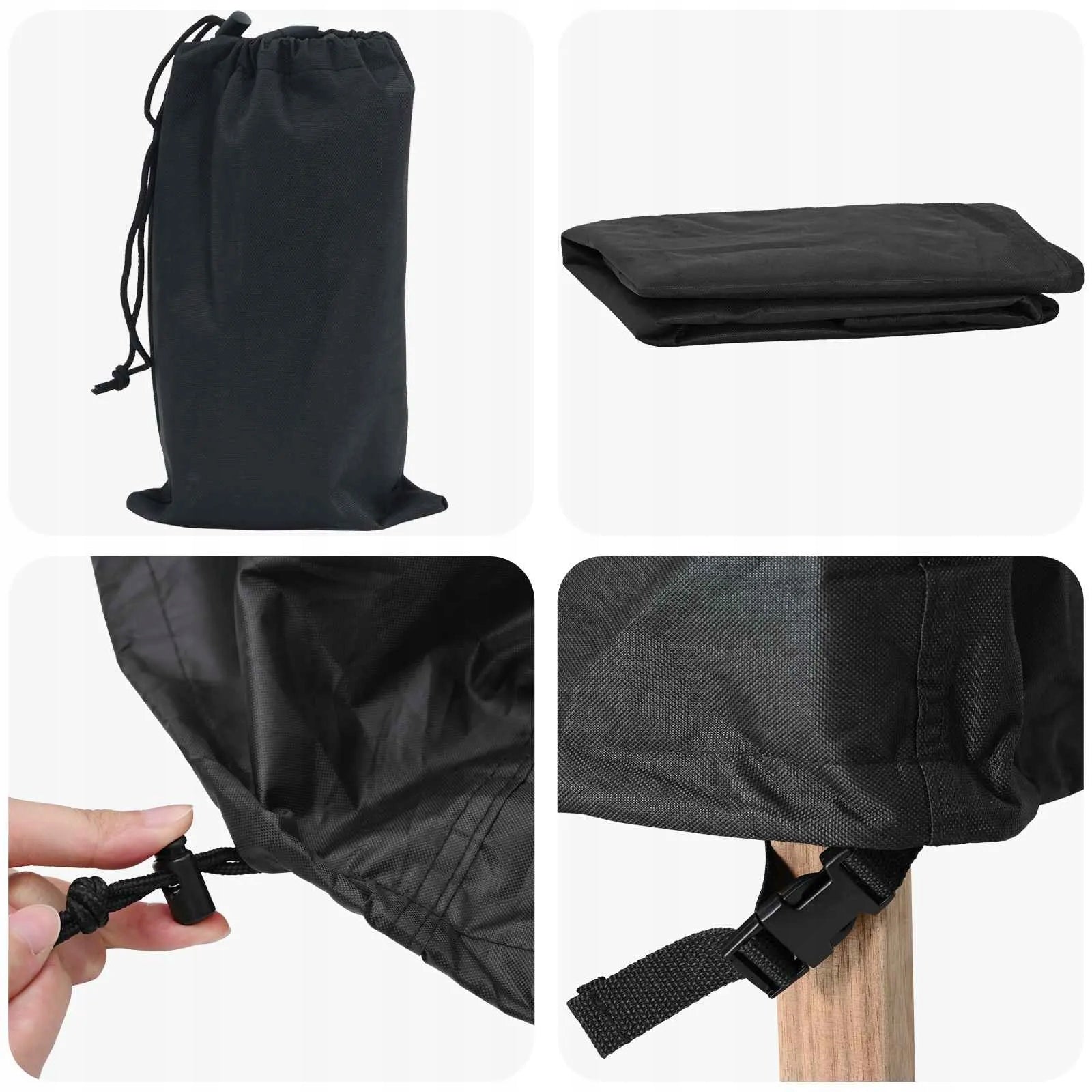 Cover for furniture waterproof black 300x300x70 cm Color black