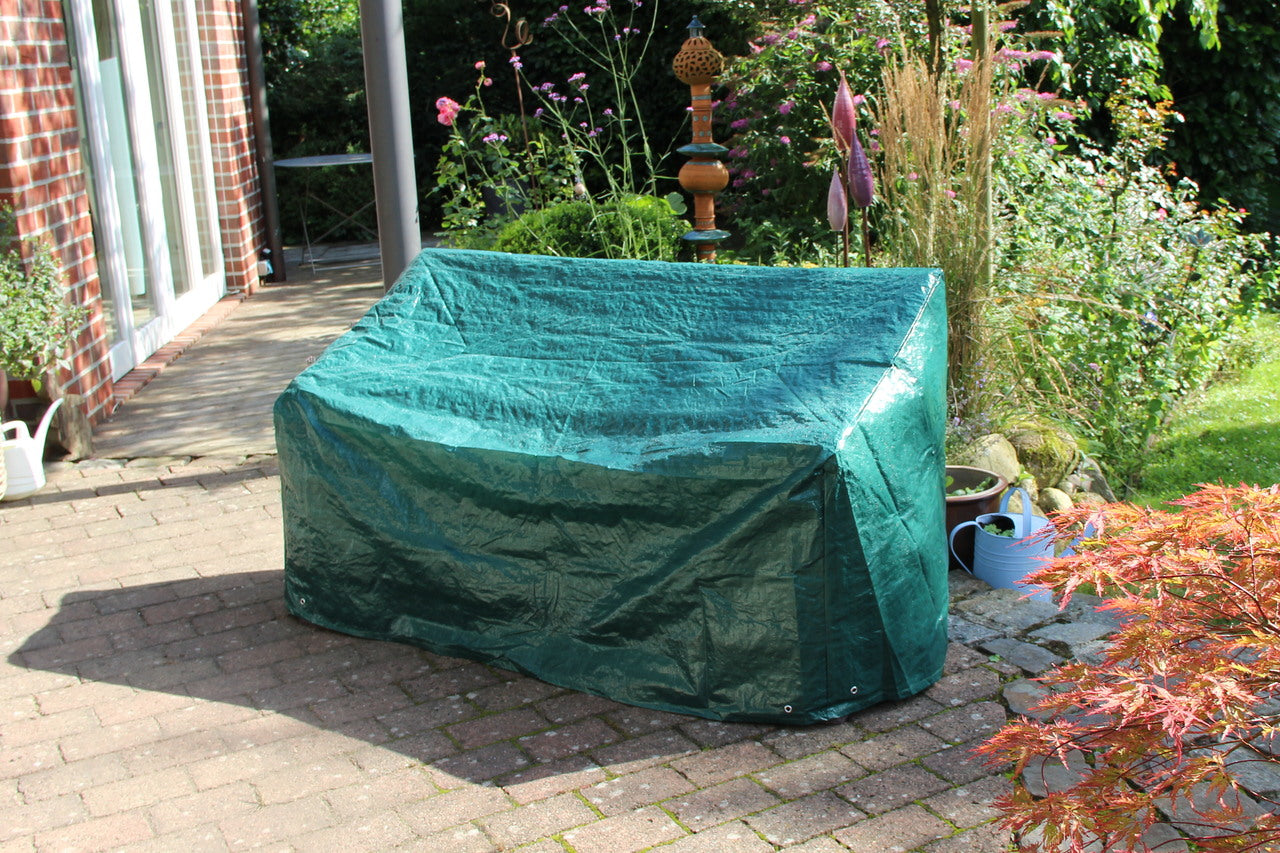 Cover for garden bench 2 - person with PE 134 x 70 x 89 cm green Manufacturer Videx Garden