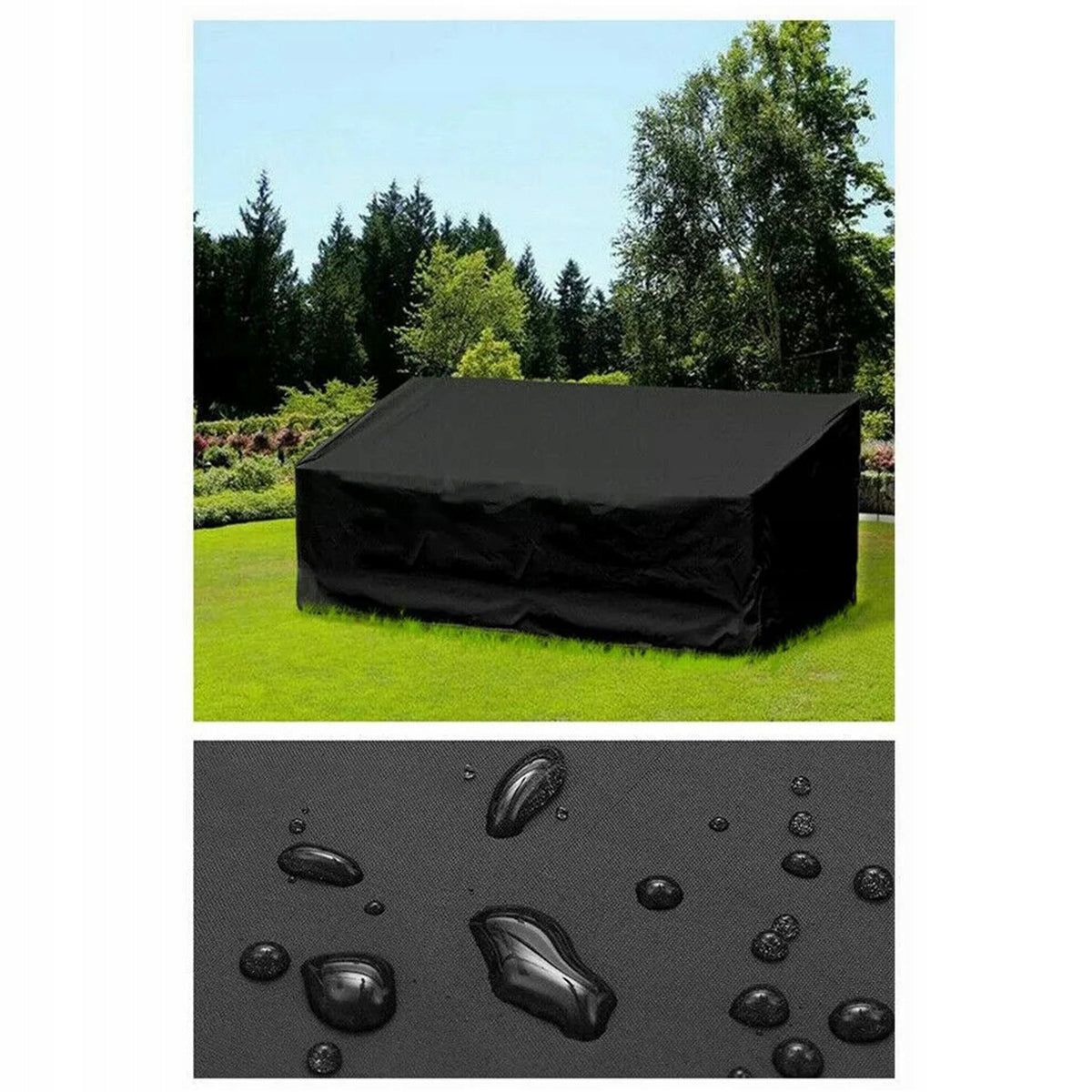 Cover for garden bench, protecting against wind and rain. Product height 89 cm