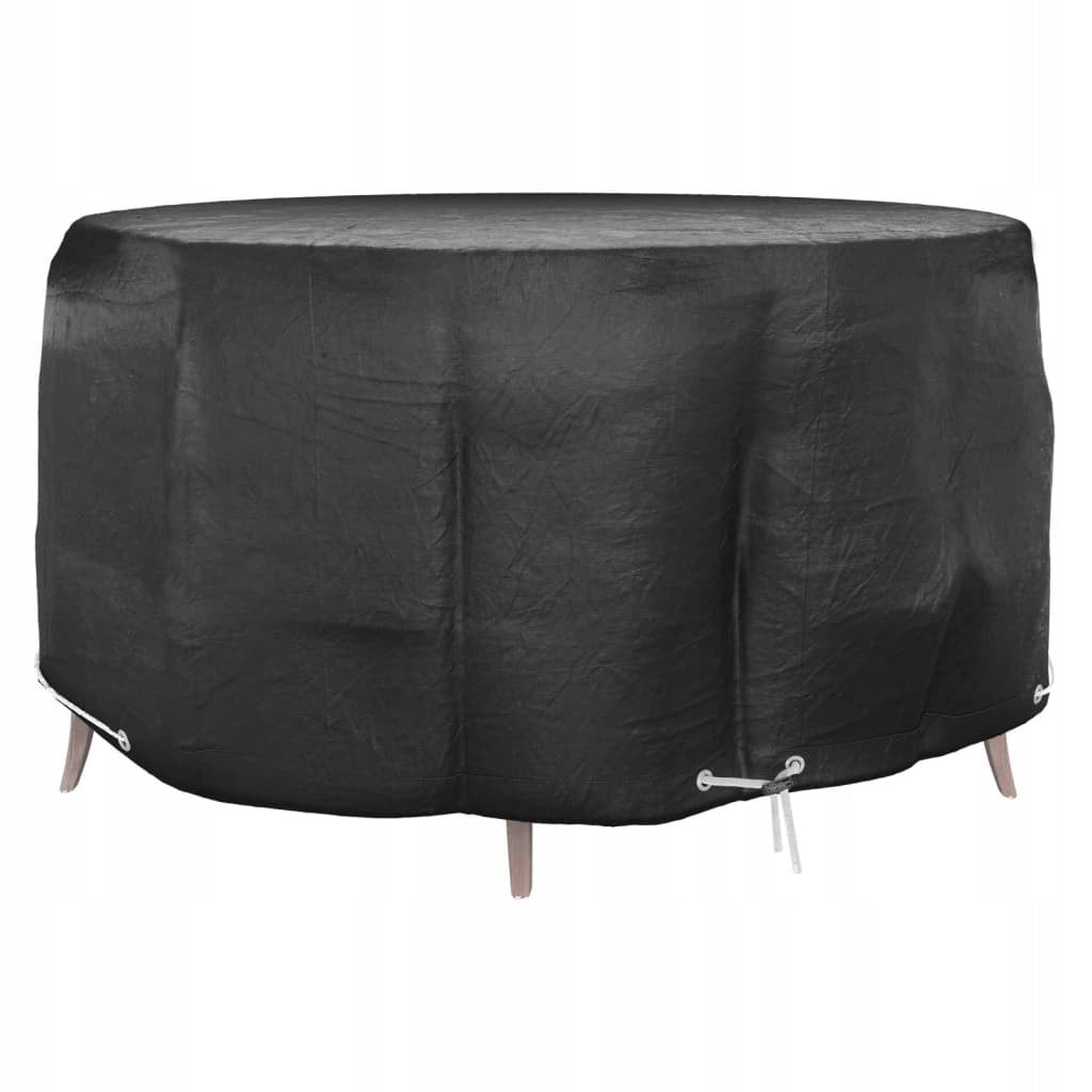 Cover for garden furniture, 10 grommets, Ø230x9 Color black