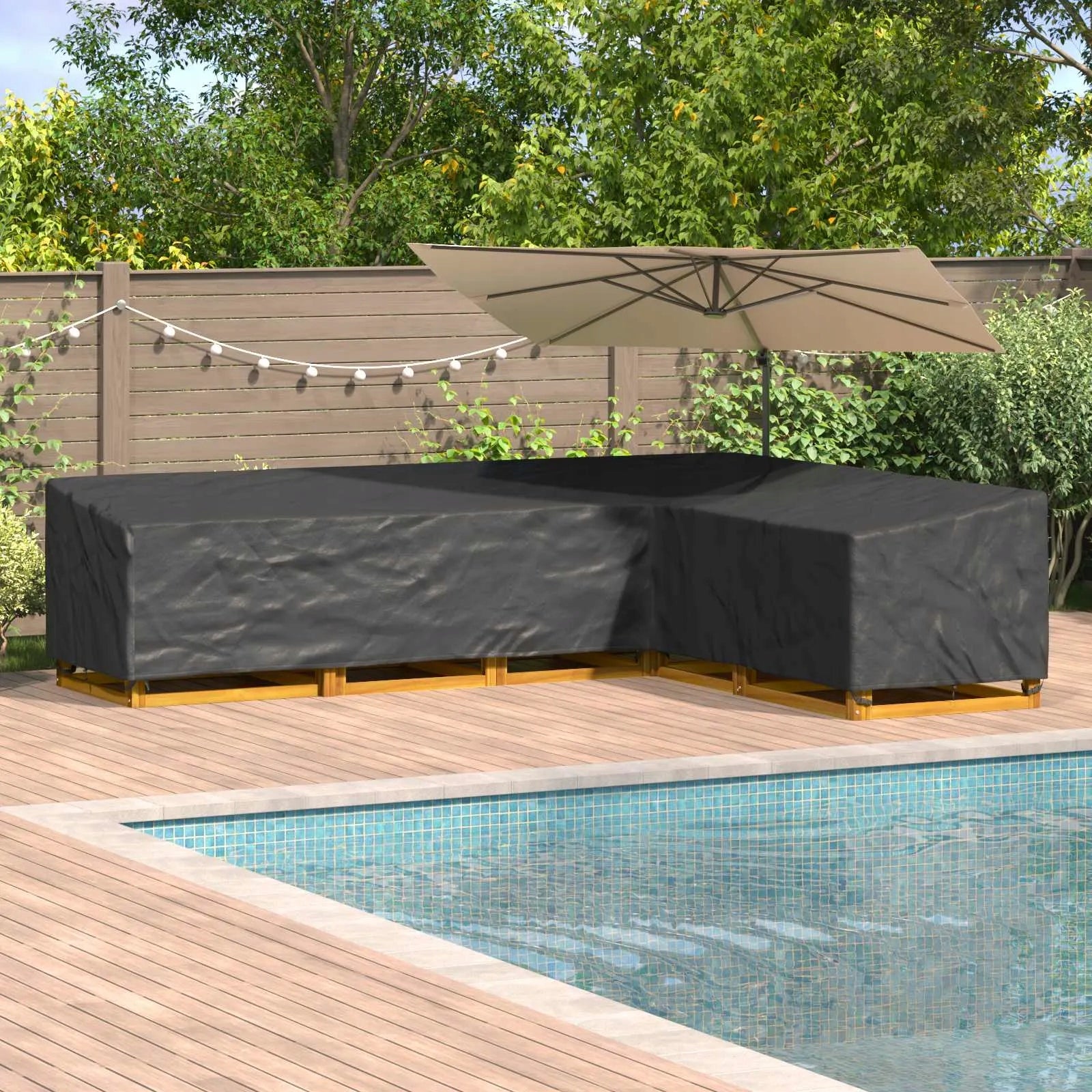 Cover for garden furniture 355 x 275 x 80 cm Manufacturer VidaXL