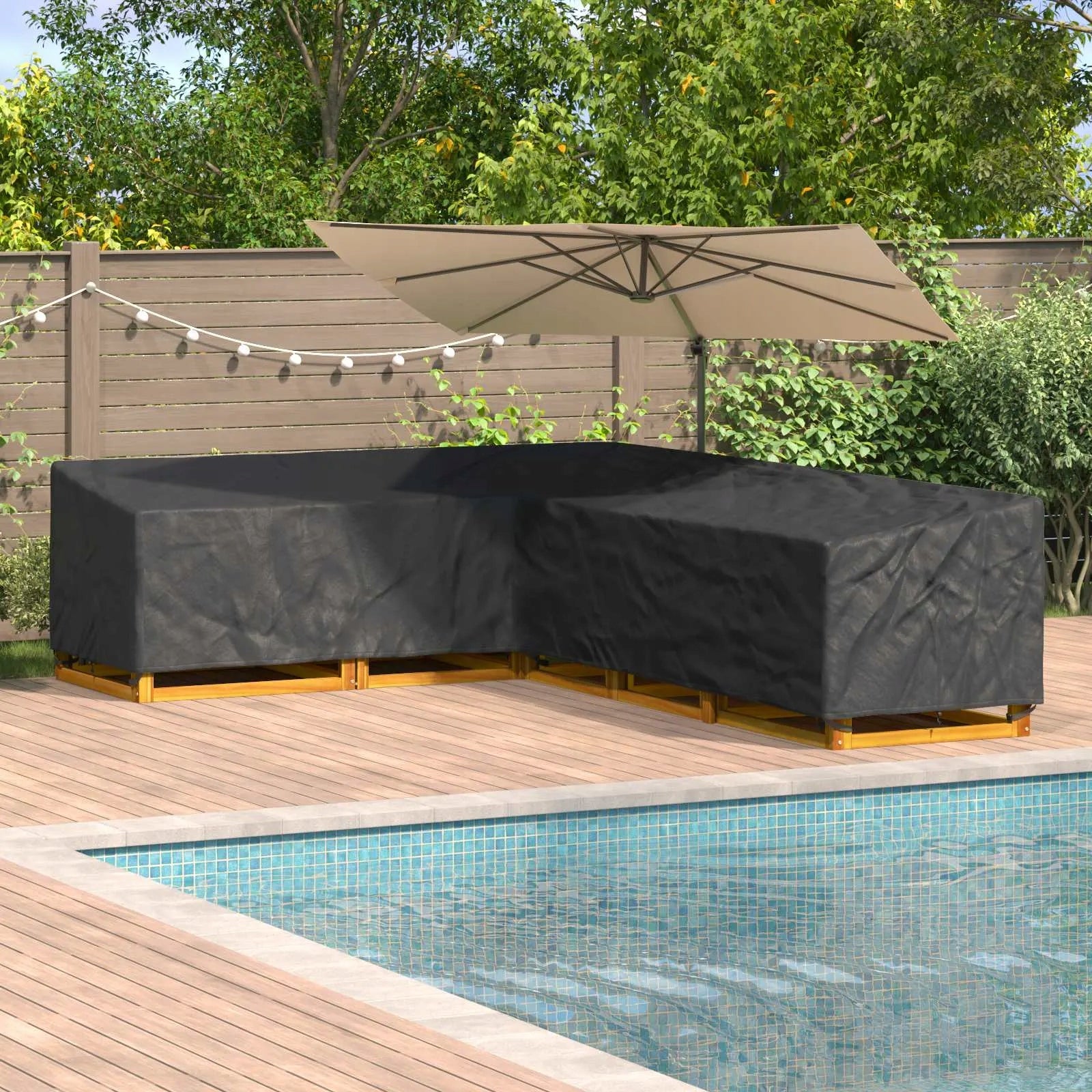 Cover for garden furniture 355 x 275 x 80 cm Manufacturer VidaXL