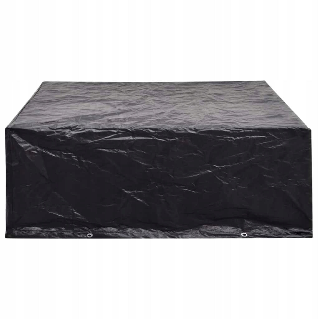 Cover for garden furniture, 8 meshes, 250 x 210 x 90 cm Color black