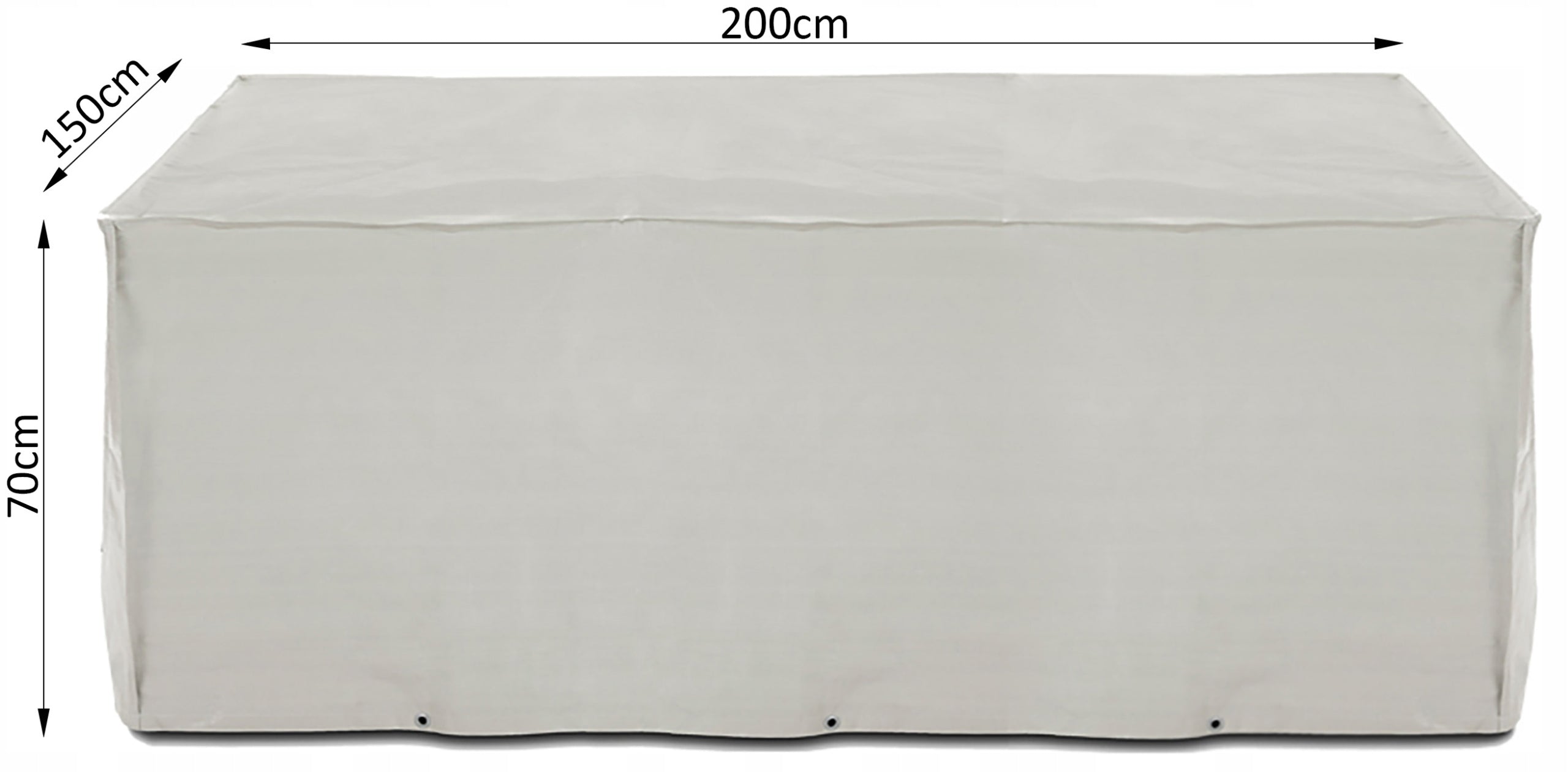Cover for garden furniture Keter California 200x150x75 + BAG Color white