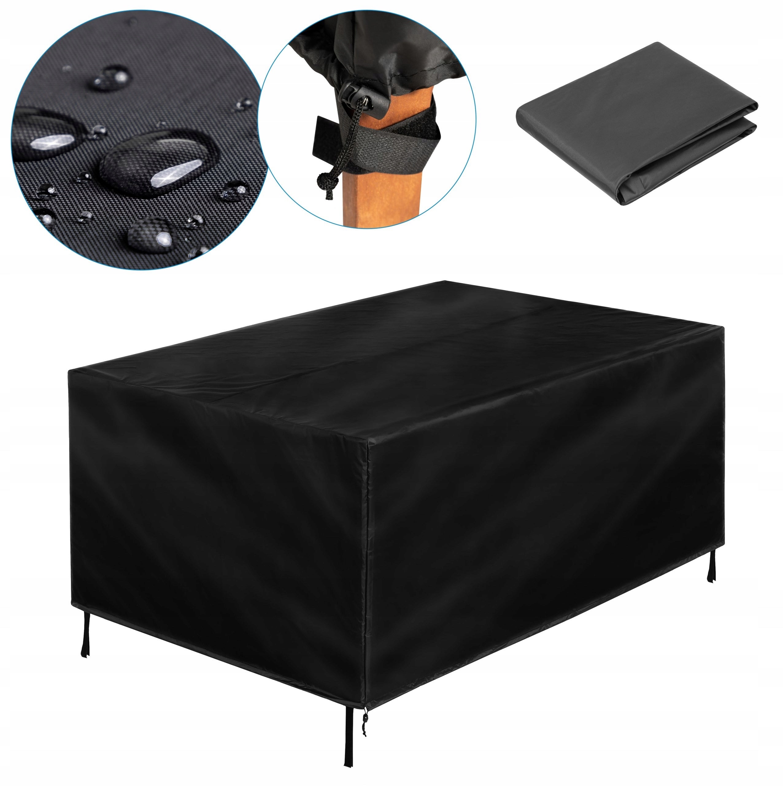 Cover for garden furniture chairs and table, Waterproof tarpaulin 150x90 cm Kind For Table