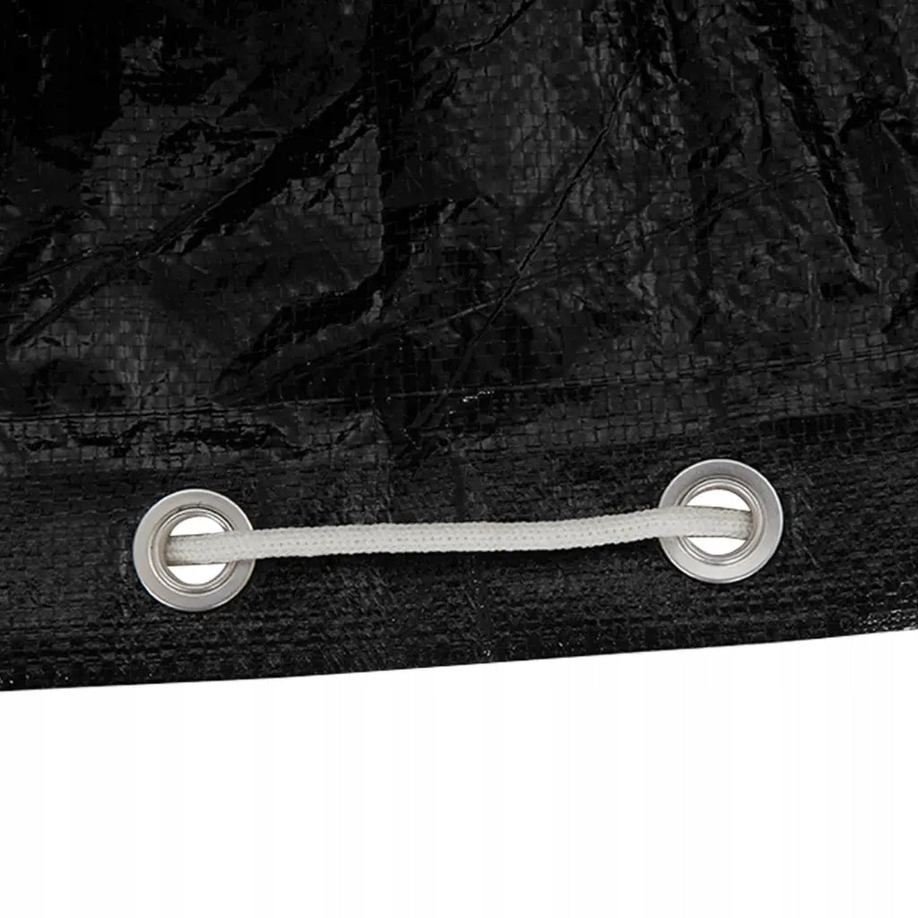 Cover for garden sun lounger, 12 meshes, 205x75x40 Color black