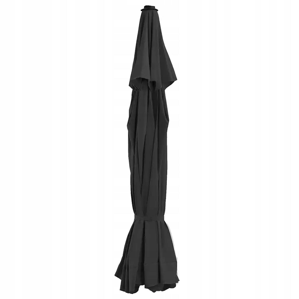 Cover for garden umbrella, black, 500 cm