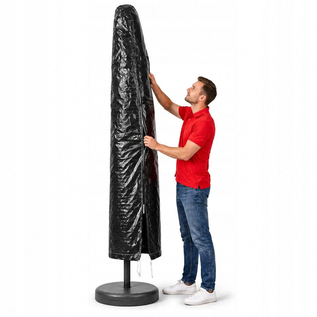 Cover for garden umbrella with lock, PE, 250 c