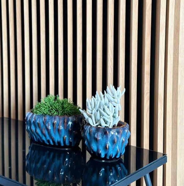 Cover pot blue 16x 13 cm Manufacturer code 05.329.16