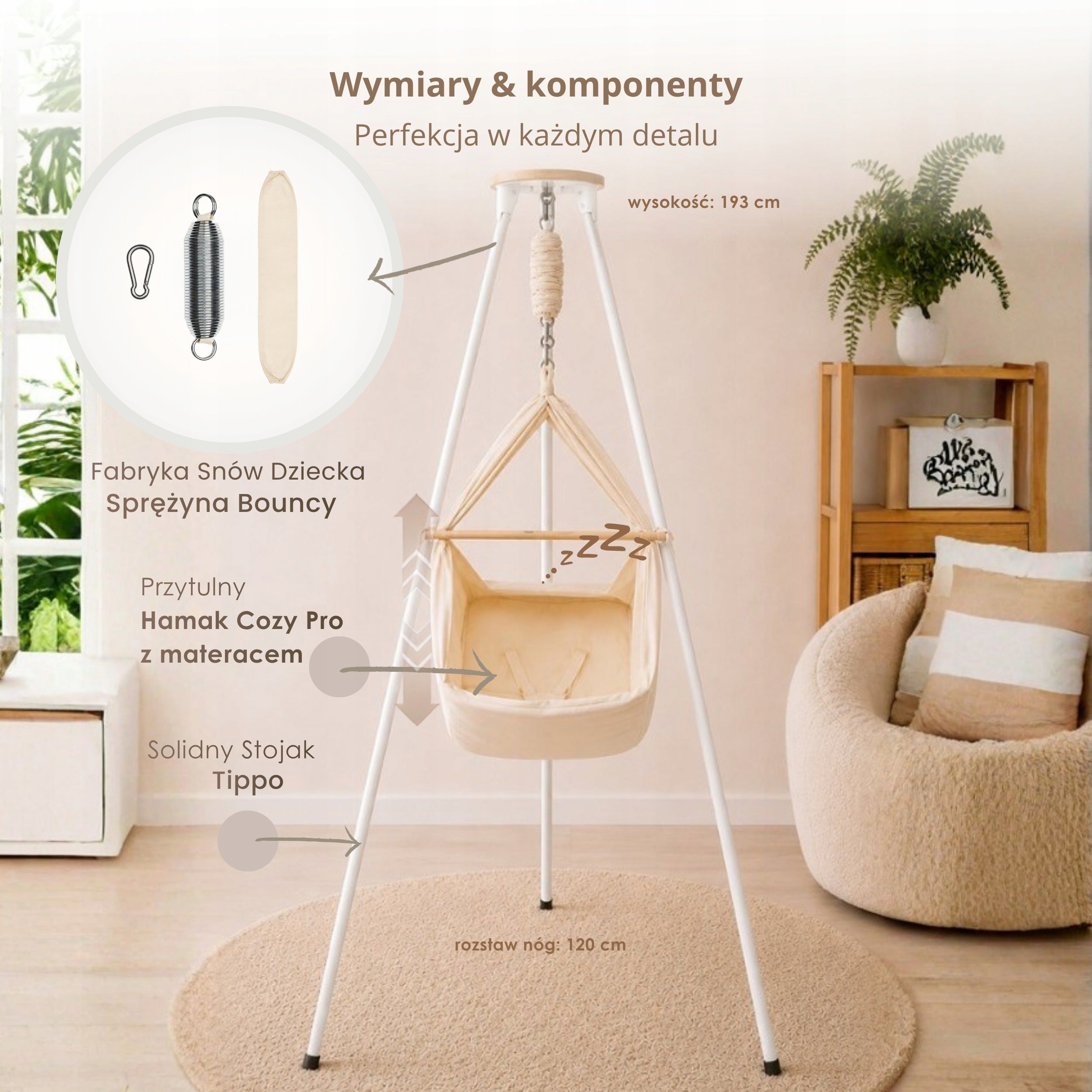 Cradle, Hammock, Rocker for Kids and Babies Petidor Classic Pro Packaging status original