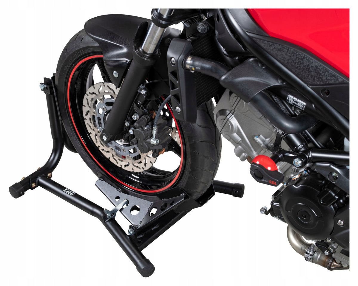 Craft Meyer stand for transporting a motorcycle to 17-18" wheels on a bus trailer Packaging status original