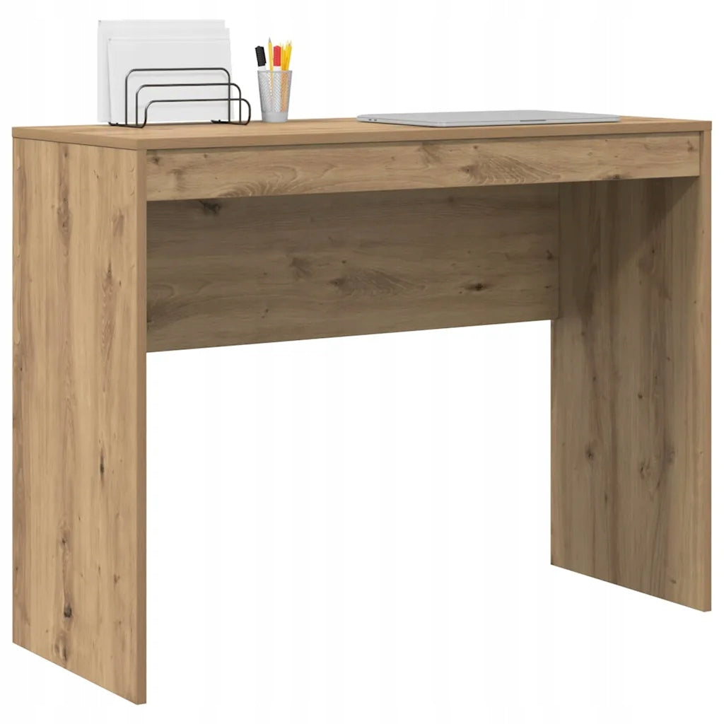 Craft Oak Desk 100 x 40 x 76 cm Brand VidaXL