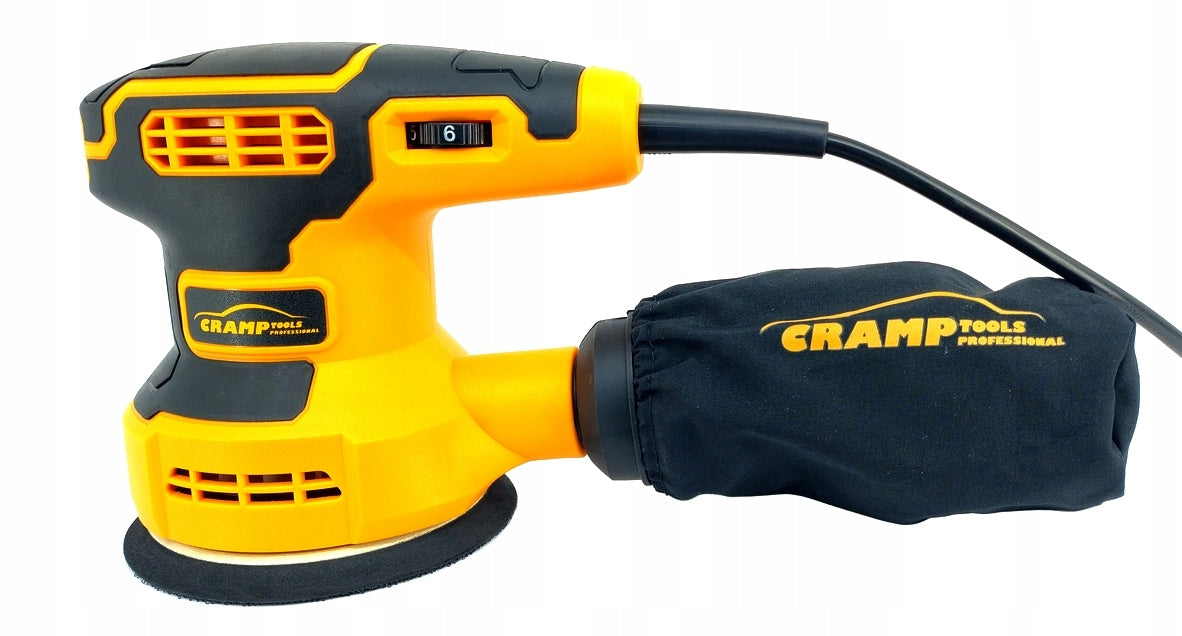 Cramp CR-125A Eccentric Grinder 125mm Oscillating Adjustable 1100W Packaging status original