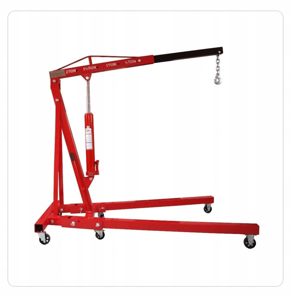 Crane 2T Workshop Crane 80kg Redtool Manufacturer code RT