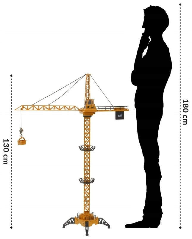 Crane Construction Crane Remote Controlled 130 cm Construction Machine Pilot Manufacturer code 3514899113668