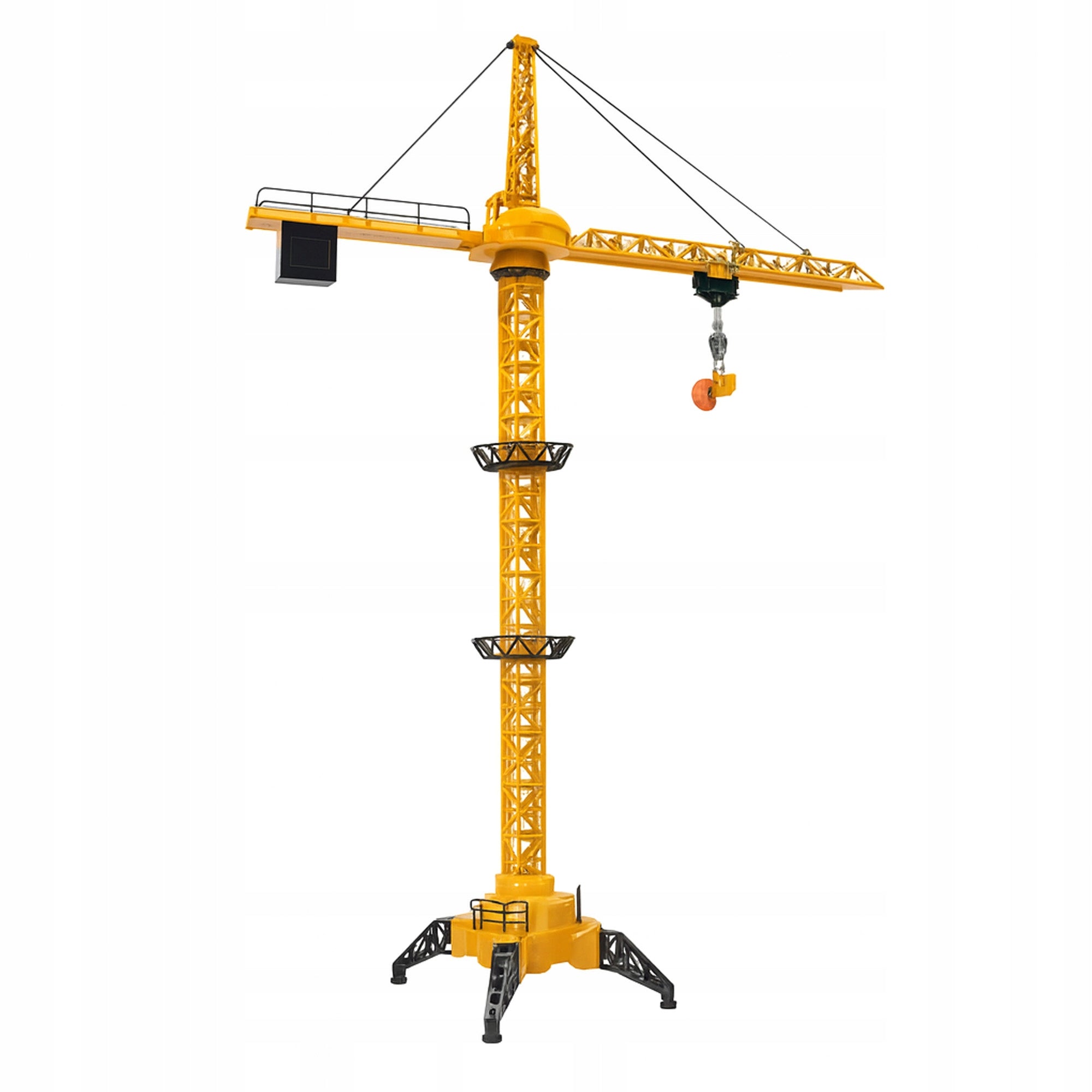 Crane Remote Controlled Crane Realistic Sounds Light 128cm Remote Control HELMET