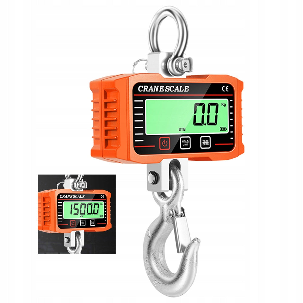 Crane scale 2000 kg Industrial scale Hanging scale Digital scale Loading weight