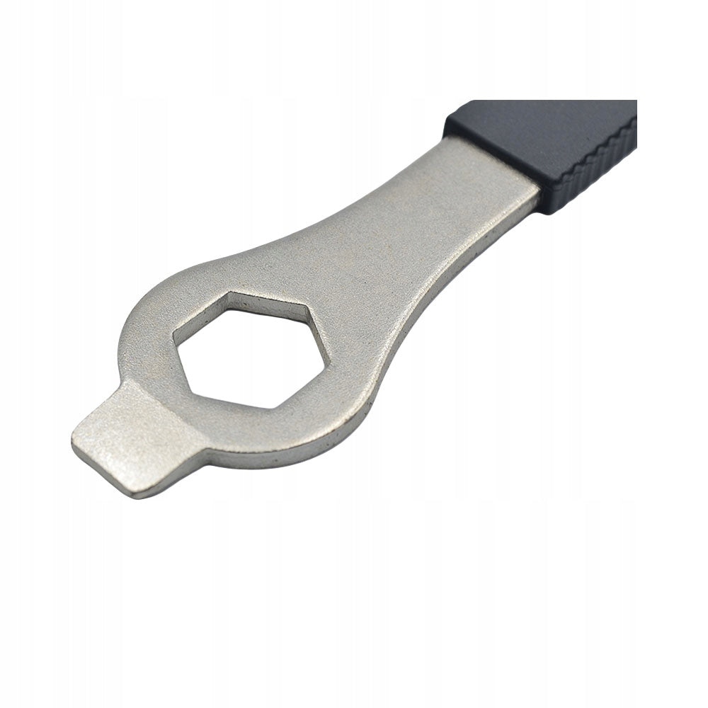 Crank wrench removal bicycle crank puller with steel handle strong Brand Nexelo