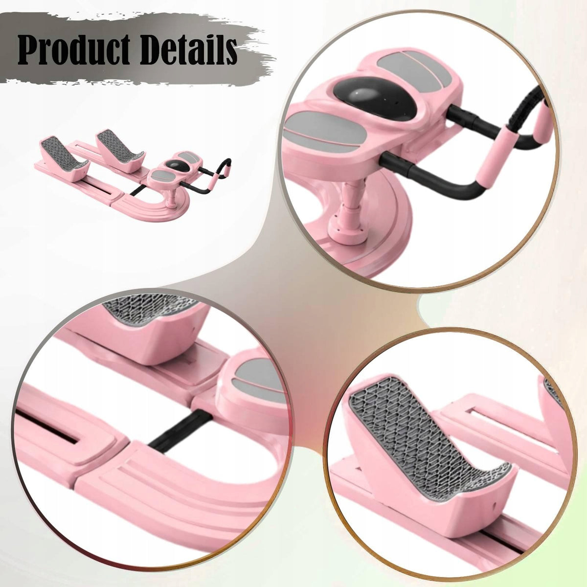 Crawling Exercise Machine Twist and Stretch Trainer Space Saving Pink Packaging status original