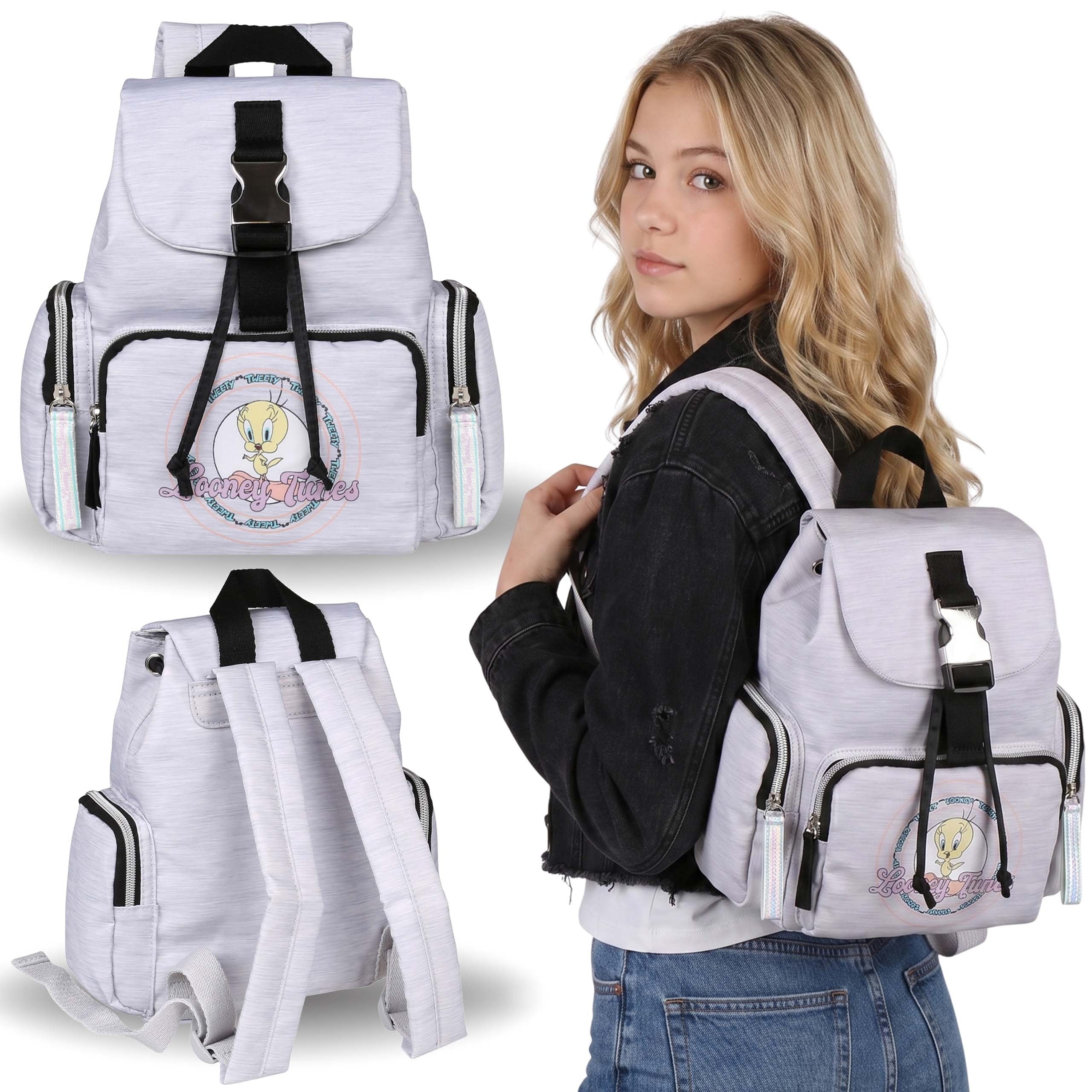 Crazy Melodies Tweety SMALL CITY backpack, backpack FOR TRIPS