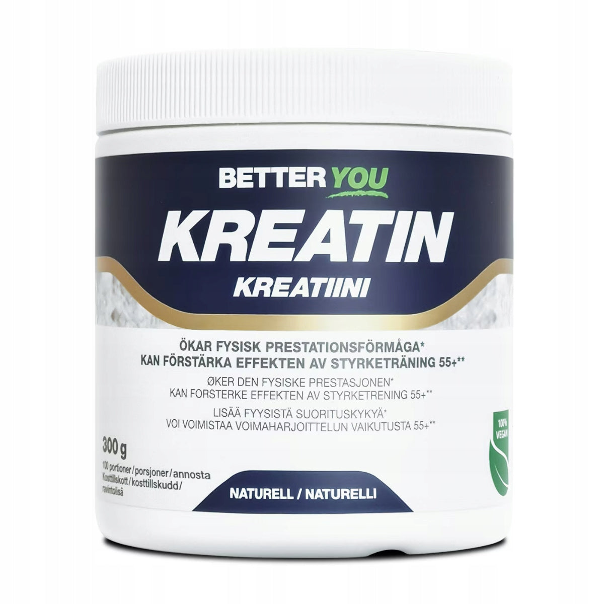 Creatine 300 g 100% pure micronized creatine monohydrate - BETTER YOU