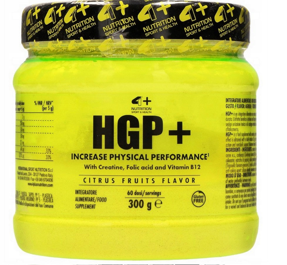 Creatine HCL 4+ NUTRITION HGP 300g HYDROCHLORIDE Powder