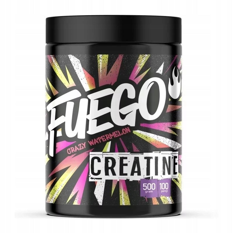 Creatine MONO FUEGO 500 g Watermelon CREATINE MONOHYDRATE Expiration date at least six months from the date of purchase