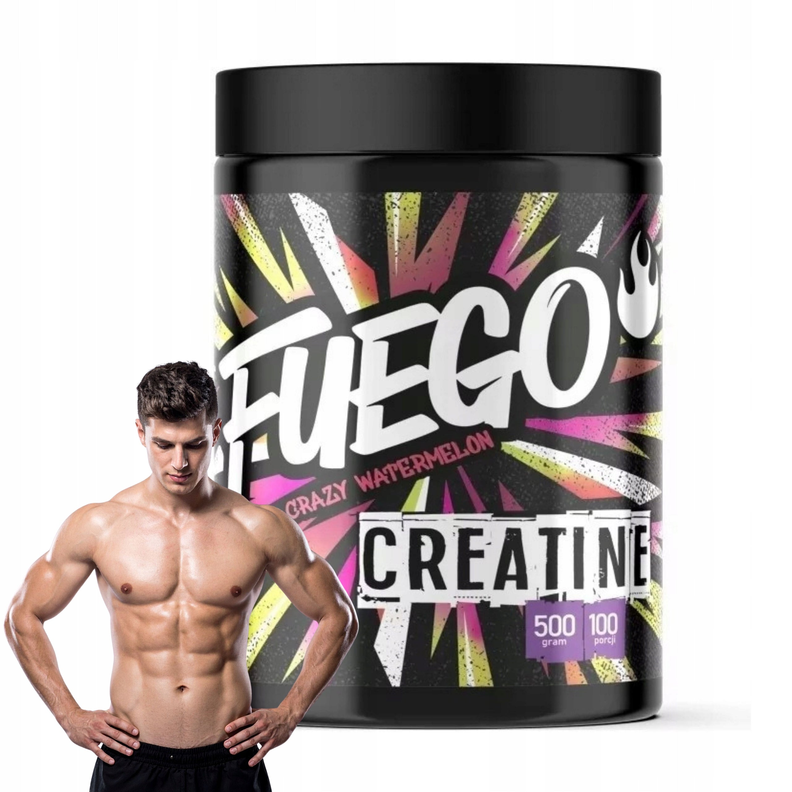 Creatine MONO FUEGO 500 g Watermelon CREATINE MONOHYDRATE