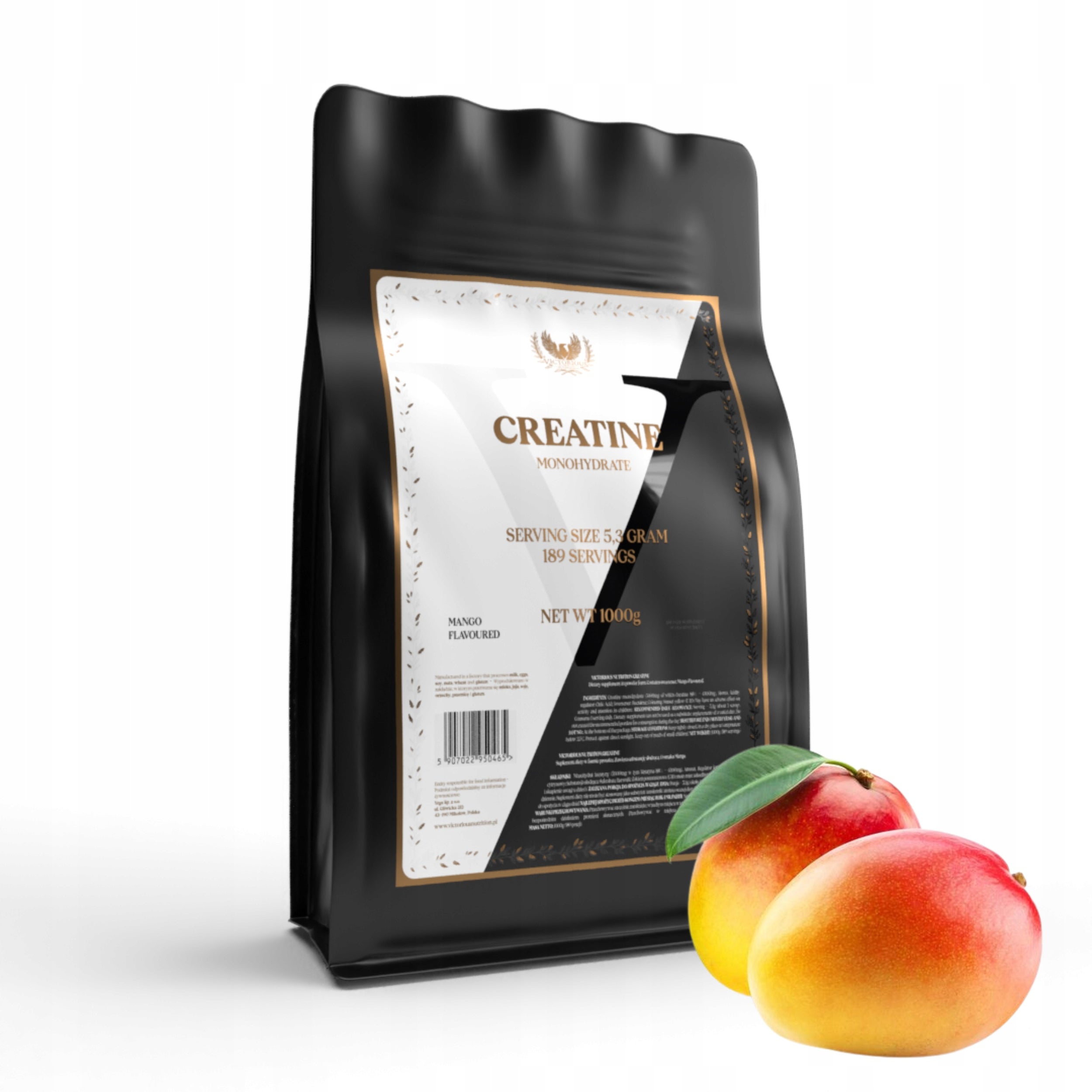 Creatine Monohydrate 1000g Creatine Monohydrate 1kg Mango Research Expiration date at least 3 months from the date of purchase