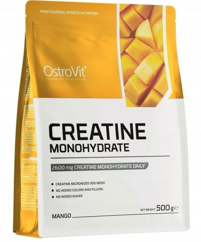 Creatine Monohydrate Ostrovit Mango Supports Muscle Mass Growth 500g