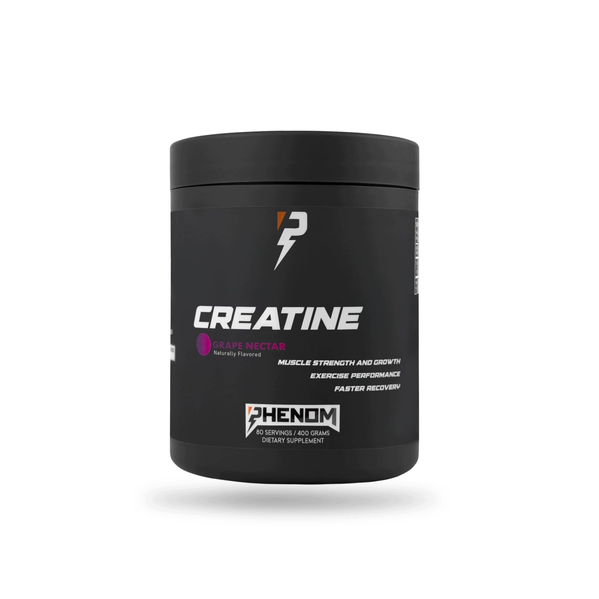Creatine Monohydrate Phenom Creatine Monohydrate 400g Grape Nectar
