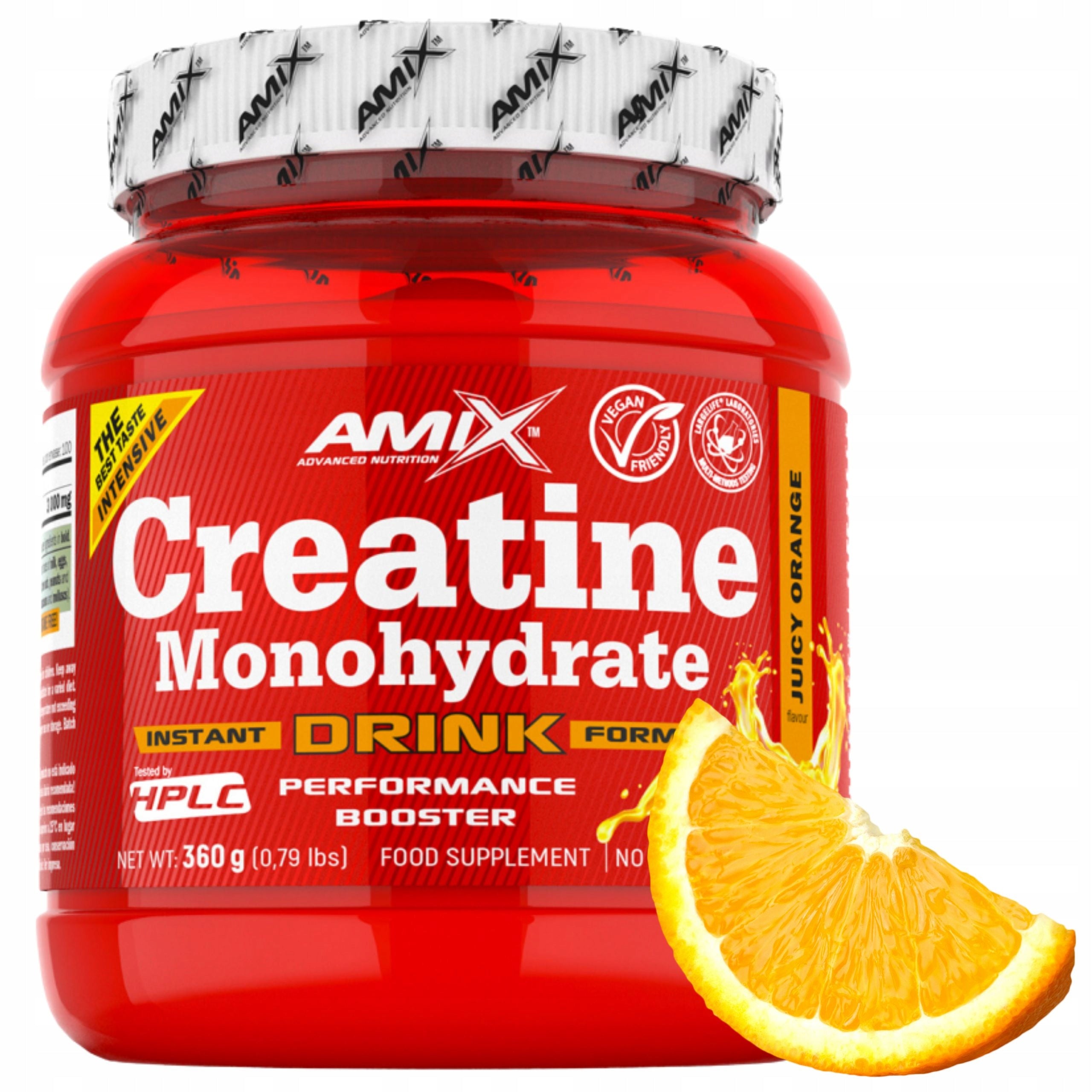 Creatine Monohydrate Powder Micronised Creatine Weight and Strength Orange