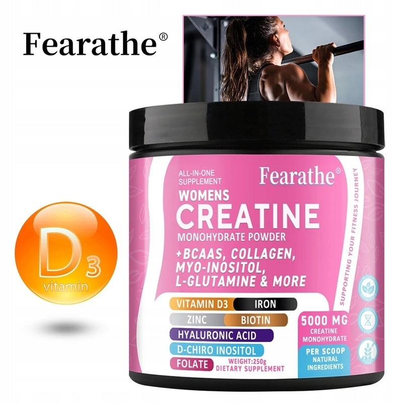 Creatine Monohydrate Powder for Women Muscle Strengthening 5 Grams in Po Packaging status original