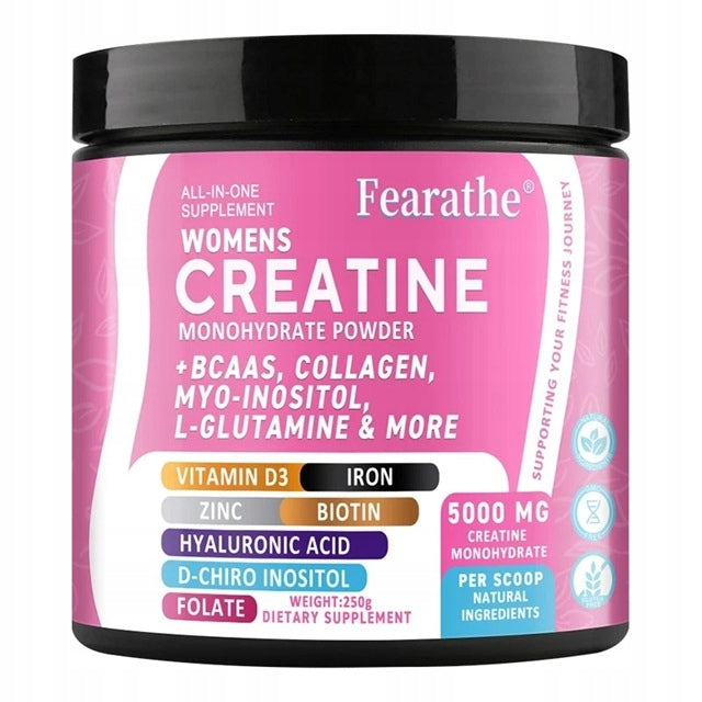 Creatine Monohydrate Powder for Women Muscle Strengthening 5 Grams in Po