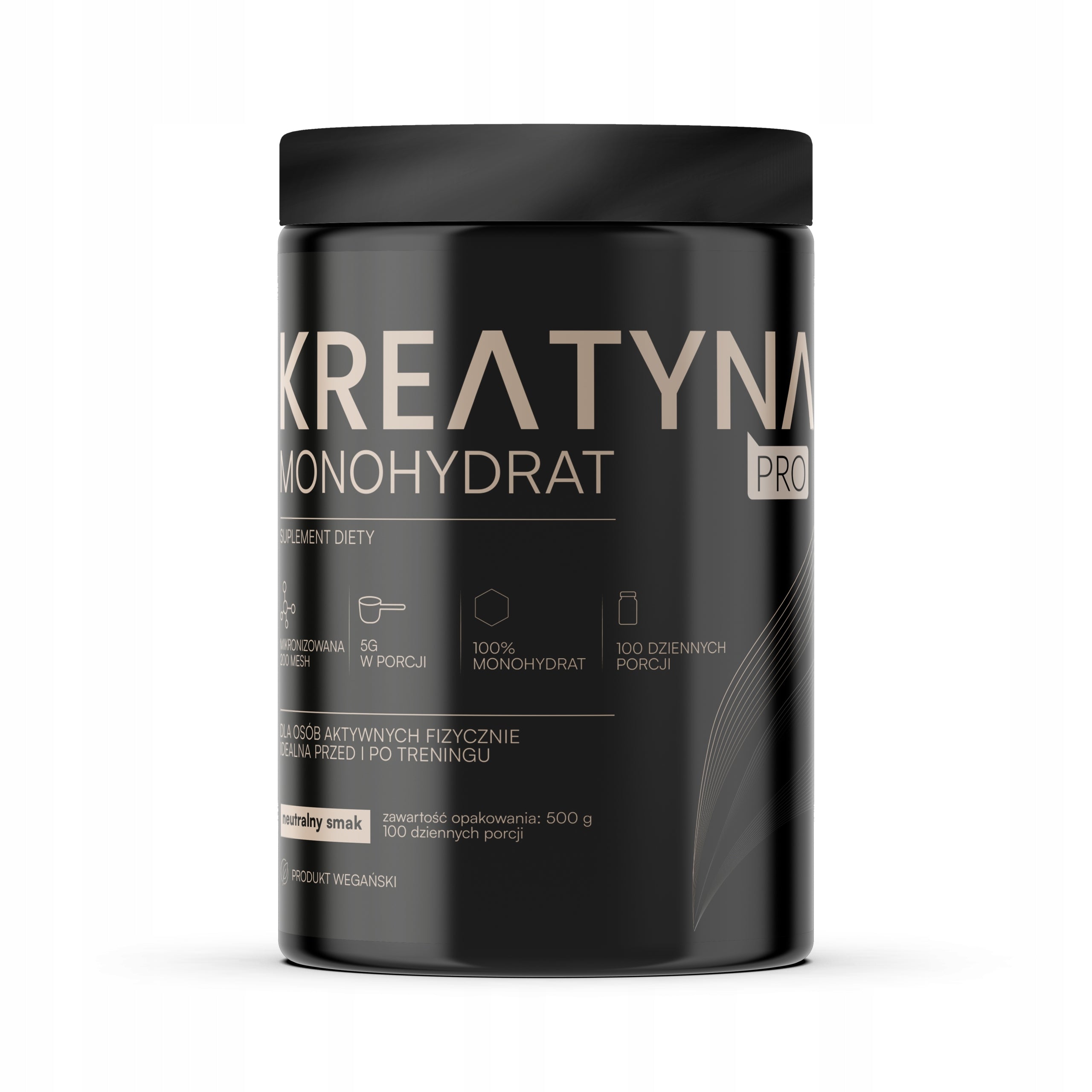 Creatine Monohydrate Pro 500g Pure 200 Mesh 100 Servings New Packaging
