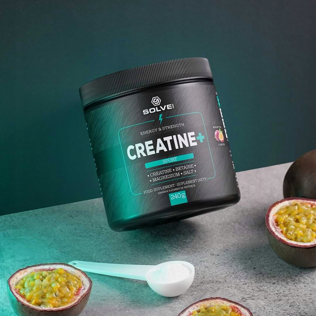 Creatine Monohydrate Solve Labs Creatine+ Sport 240g Passion Fruit Betaine Magnesium Expiration date at least six months from the date of purchase