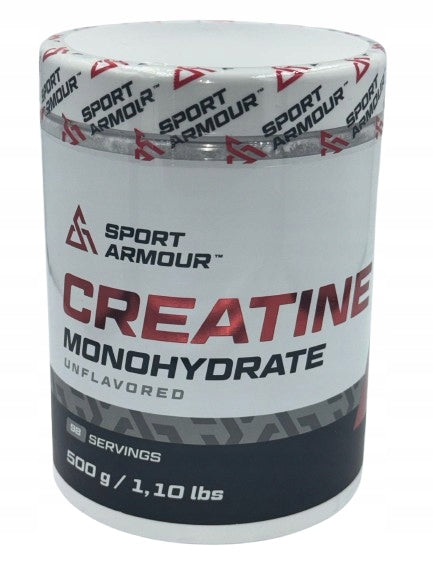 Creatine Monohydrate Unflavored Creatine Sport Armour 500 g Packaging status original