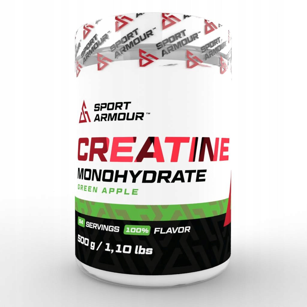 Creatine Monohydrate creatine green apple Sport Armour 500 g Expiration date not specified