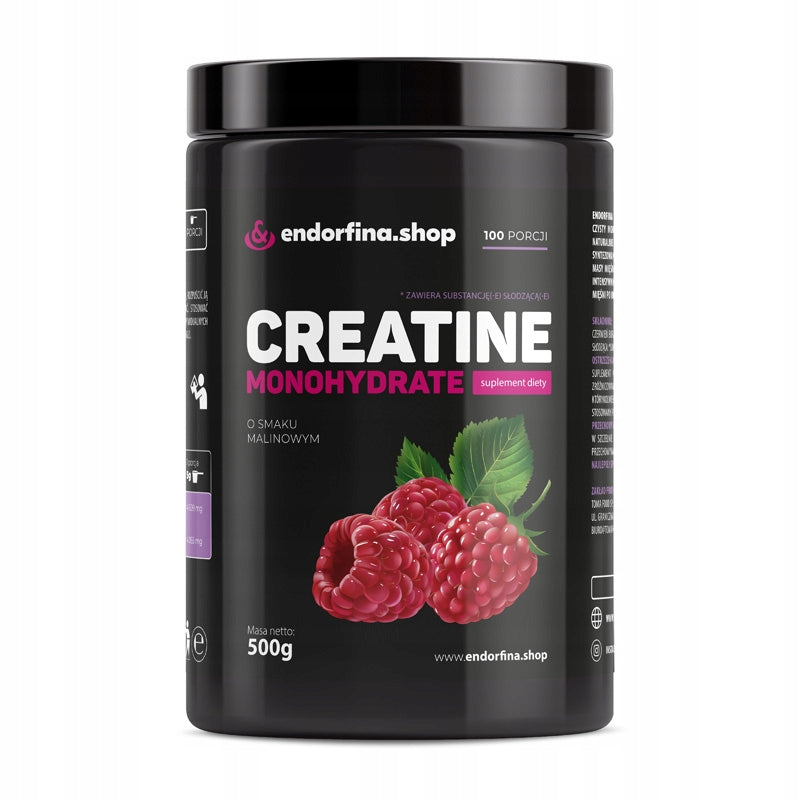 Creatine Monohydrate raspberry 500g Endorfina.shop