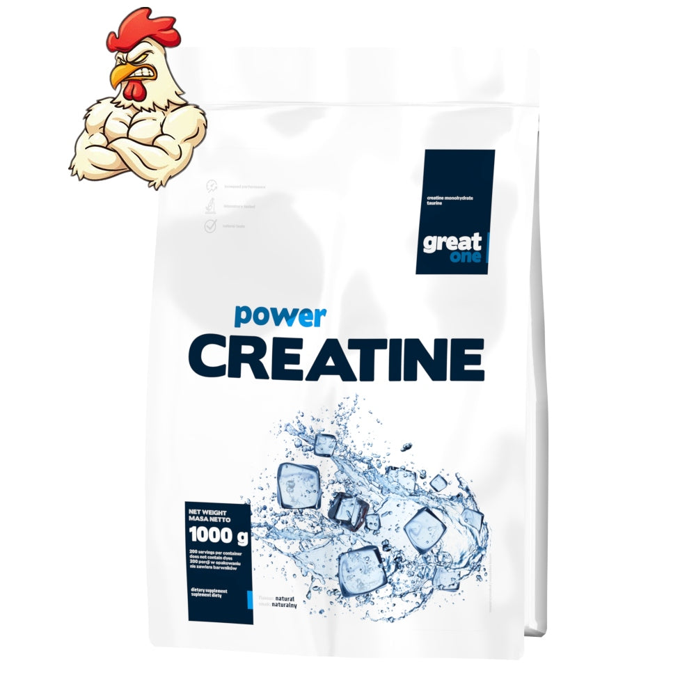 Creatine POWER CREATINE 1000g monohydrate powder 1kg pure taurine powder EAN (GTIN) 5903050311728