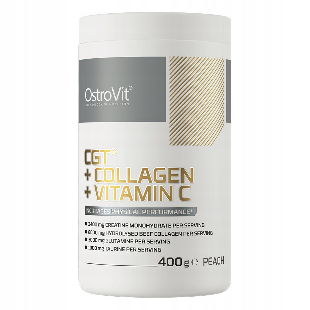 Creatine Peach Powder OstroVit 400 g Expiration date at least 1 year from the date of purchase