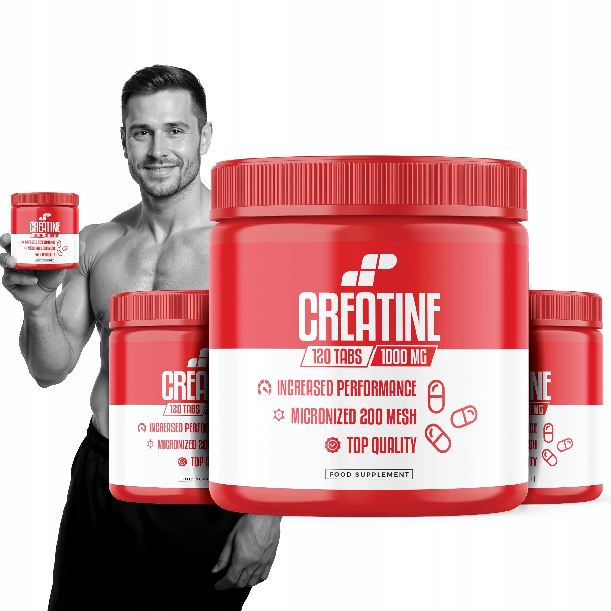 Creatine TABLETS 3x 120 = 360 CREATINE MONOHYDRATE STRENGTH MP NUTRITION