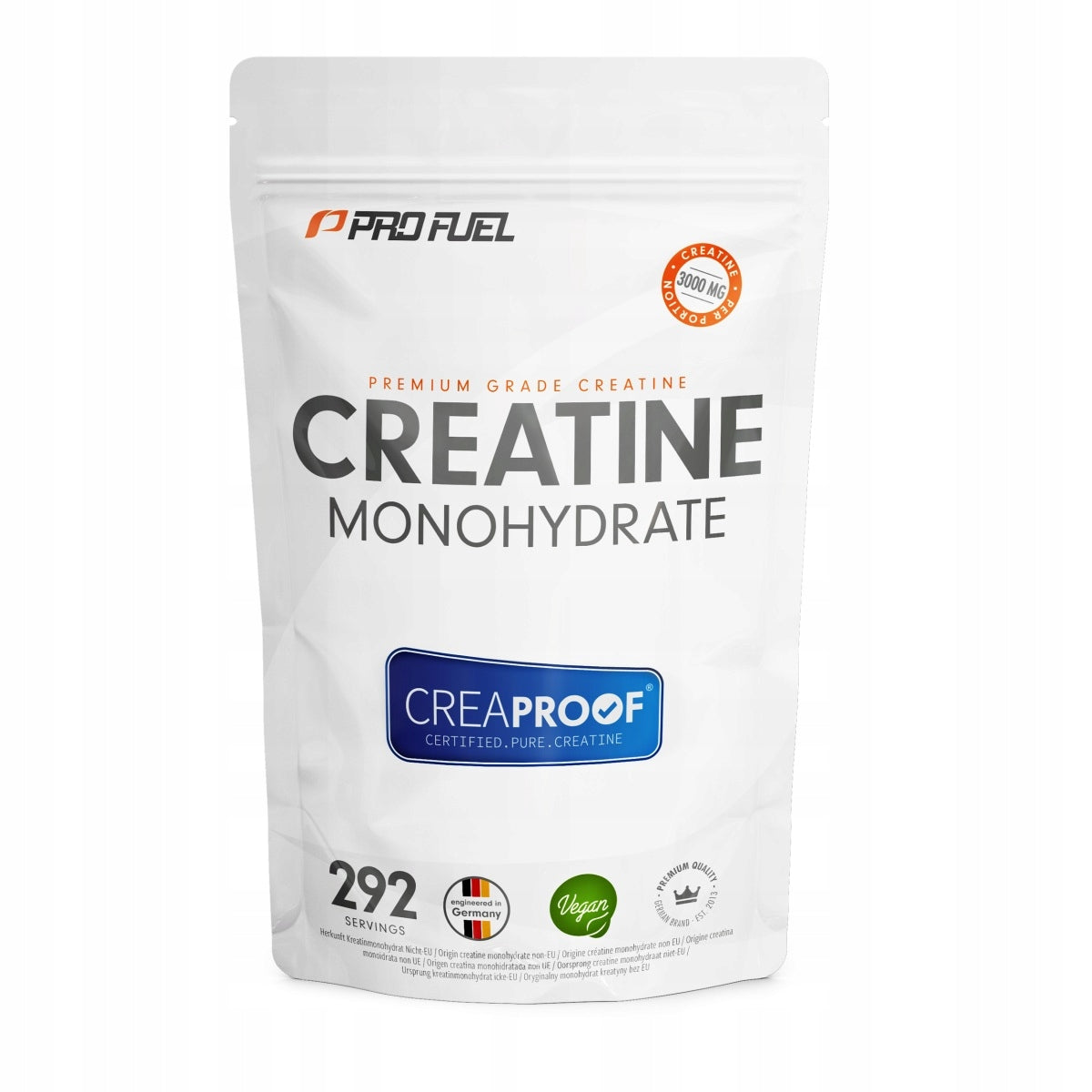 Creatine Unflavored Powder ProFuel 1000 g Packaging status original