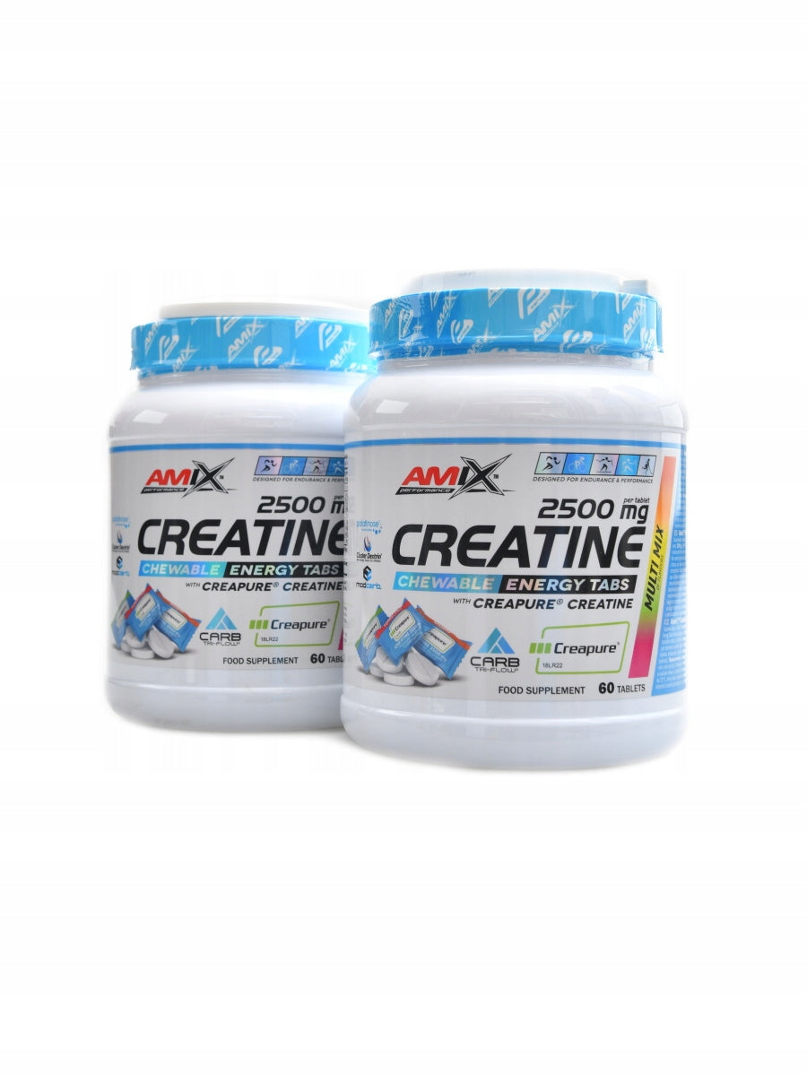 Creatine creapure 2500mg chewable tabs zero sugar 2 x 60 tablet